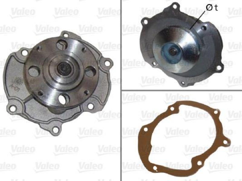 VALEO 506866 Wasserpumpe FORD MONDEO IV (CA2)1.8 TDCI