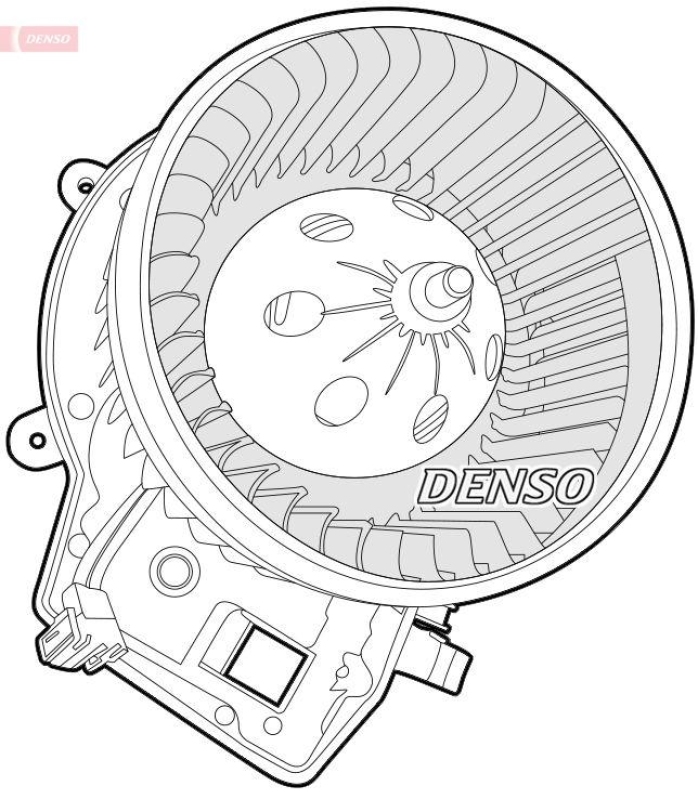 DENSO DEA17001 Innenraumgebläse MERCEDES-BENZ CLK (C209) 320 (209.365) 06/2002->05/2009