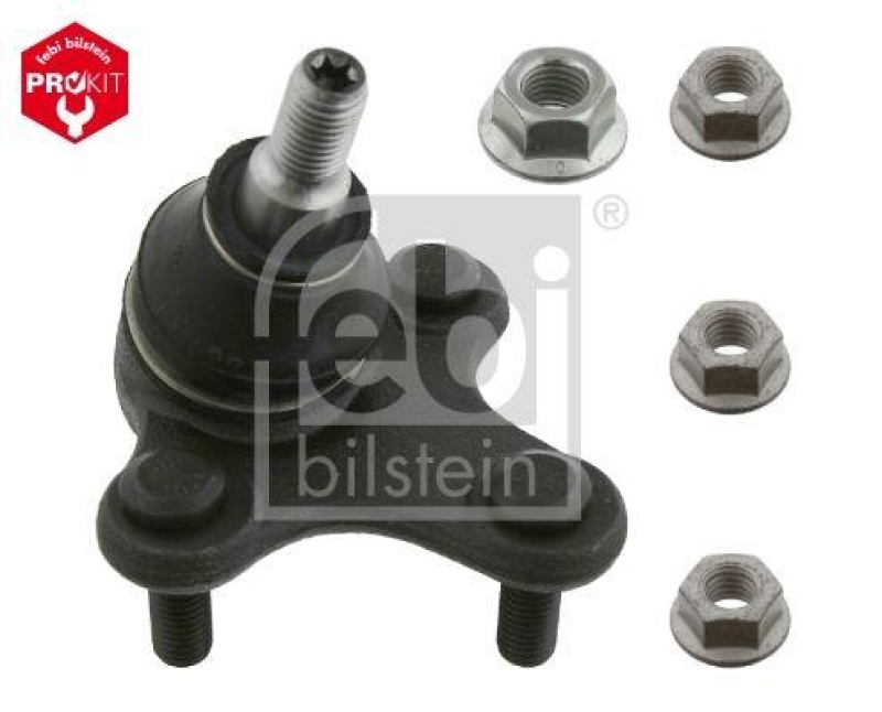 FEBI BILSTEIN 36735 Traggelenk mit Sicherungsmuttern für VW-Audi