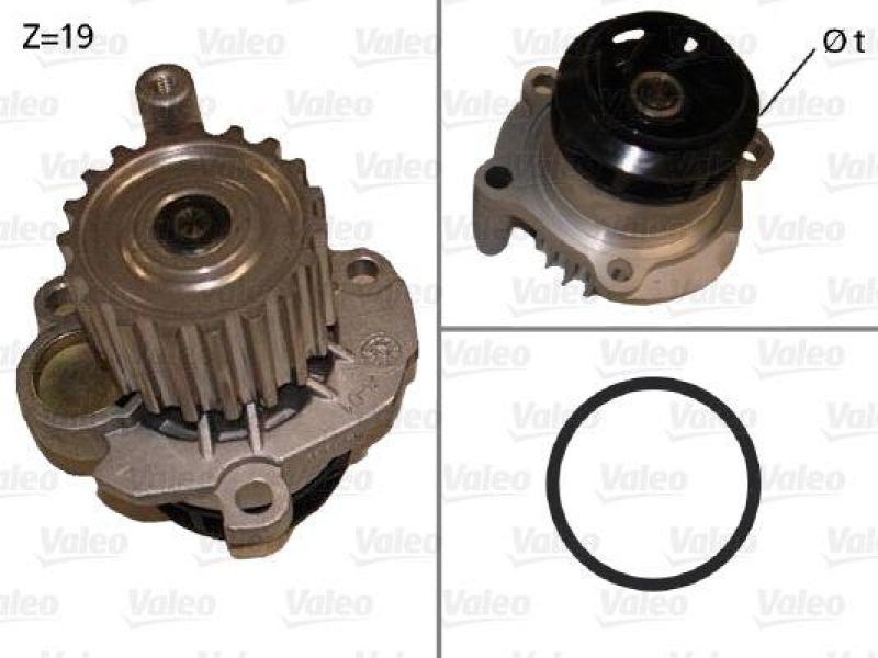 VALEO 506873 Wasserpumpe SEAT IBIZA III 1.9 TDI