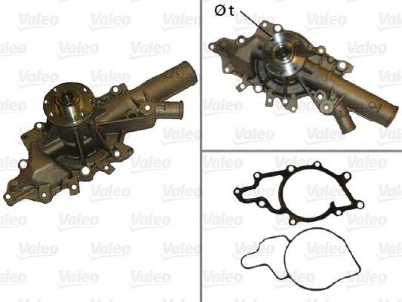 VALEO 506875 Wasserpumpe MERCEDES SPRINTER 2.2