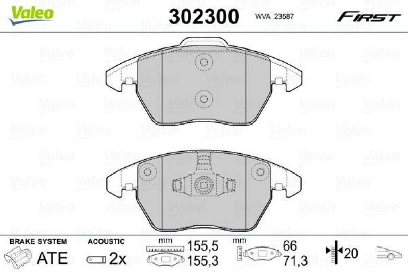 VALEO 302300 SBB-Satz FIRST