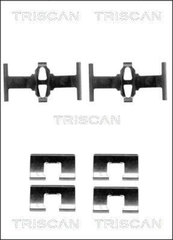 TRISCAN 8105 401615 Zubehörsatz Scheibenbremsbelag