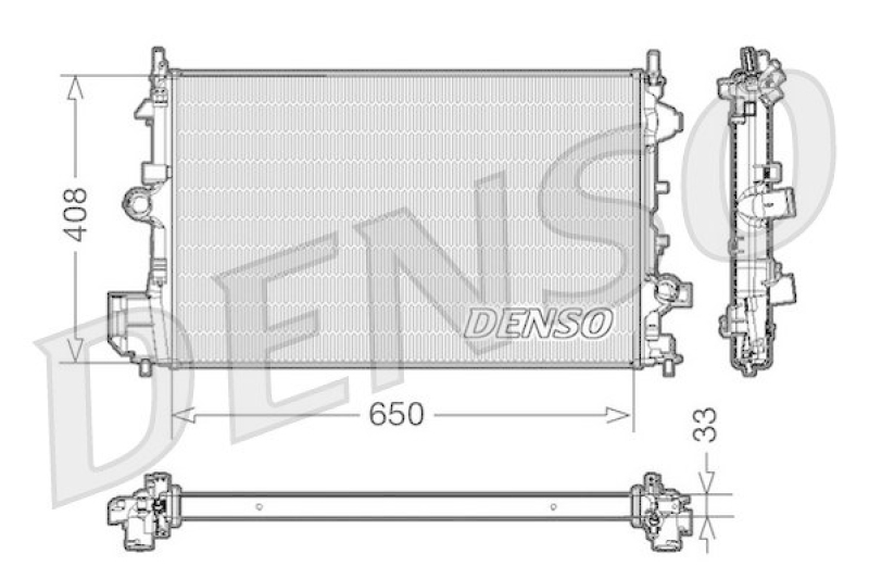 DENSO DRM20088 Kühler OPEL VECTRA C Estate 1.9 CDTI (2004 - )