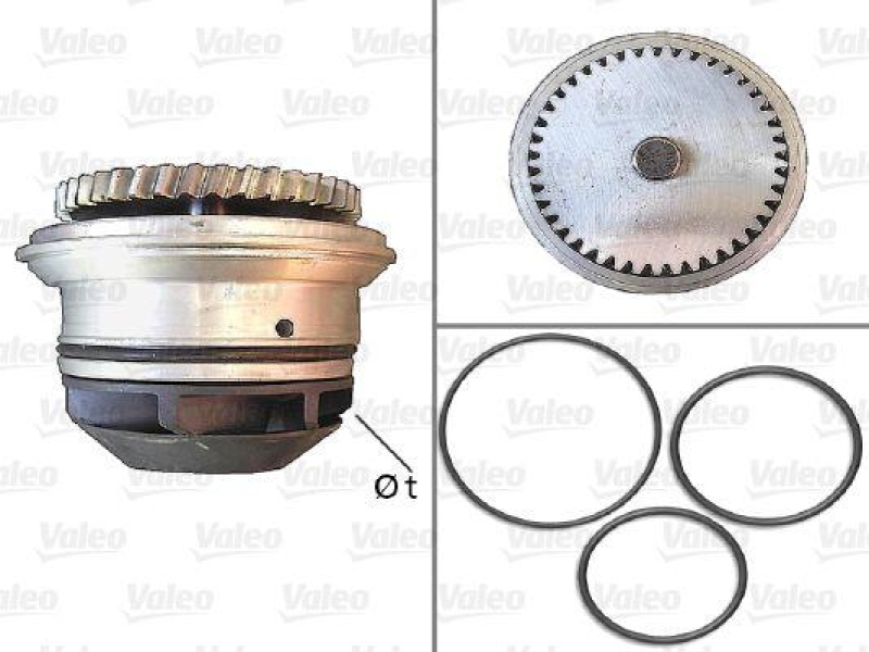 VALEO 506877 Wasserpumpe VOLKSWAGEN LT II 2.8 TDI3000