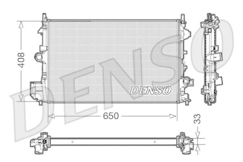 DENSO DRM20088 Kühler OPEL VECTRA C Estate 1.9 CDTI (2004 - )