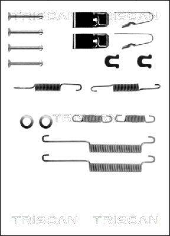 TRISCAN 8105 402522 Montagesatz F. Bremsbacken für Honda