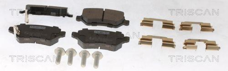 TRISCAN 8110 24019 Bremsbelag Hinten für Opel Astra G