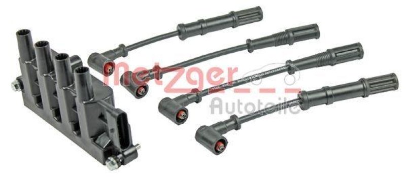 METZGER 0880072 Zündspule für ALFA/FIAT/FORD/LANCIA MIT ZÜNDLEITUNG