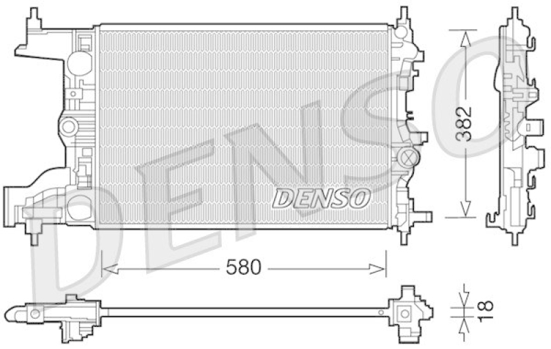 DENSO DRM20094 Kühler OPEL ASTRA J 1.6 (2009 - )