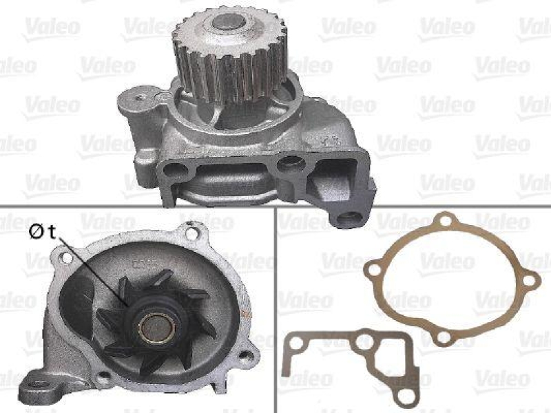 VALEO 506880 Wasserpumpe SUZUKI GRAND VITARA 2.0 HDI