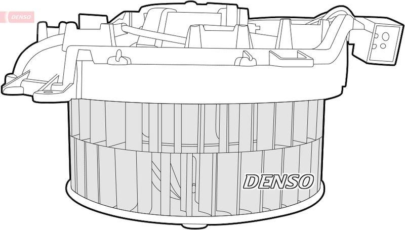 DENSO DEA17013 Innenraumgebläse MERCEDES-BENZ S-CLASS (W140) S 420 (140.042) 01/1993->10/1998