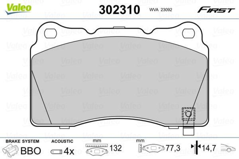 VALEO 302310 SBB-Satz FIRST