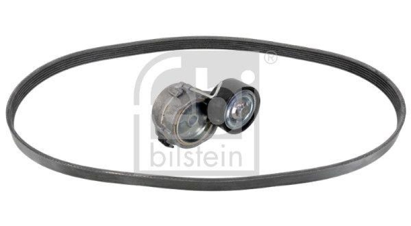 FEBI BILSTEIN 183486 Keilrippenriemensatz mit Riemenspanner für Peugeot