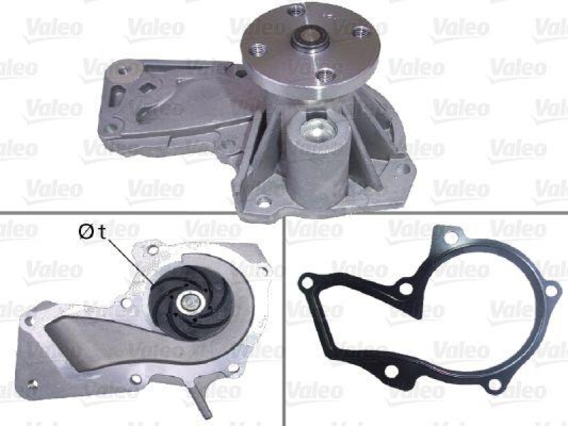 VALEO 506893 Wasserpumpe FORD FIESTA VI 1.25 I