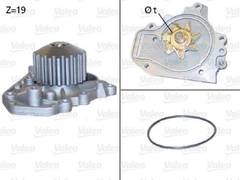 VALEO 506894 Wasserpumpe HONDA CR-V MK I 2.0 I