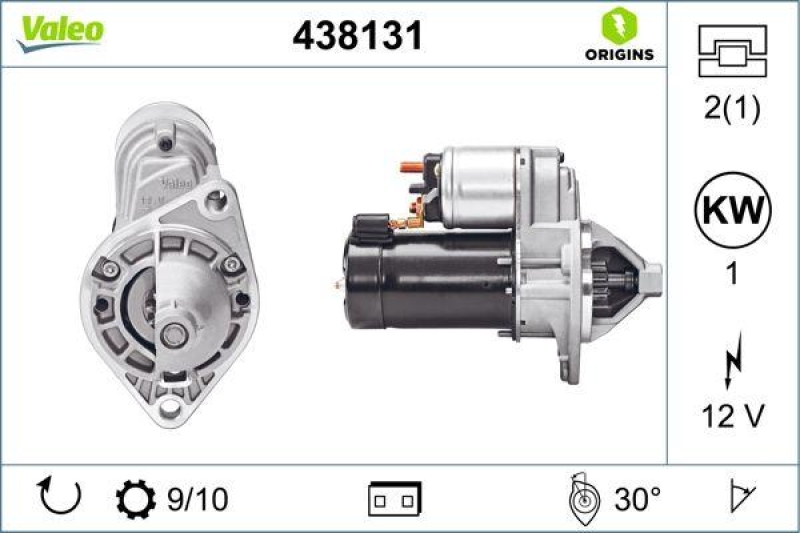 VALEO 438131 Starter Neu - ORIGINS