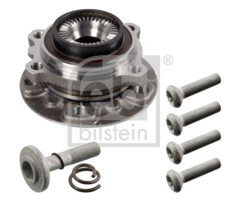 FEBI BILSTEIN 172393 Radlagersatz mit Radnabe, ABS-Impulsring und Befestigungsschrauben für BMW