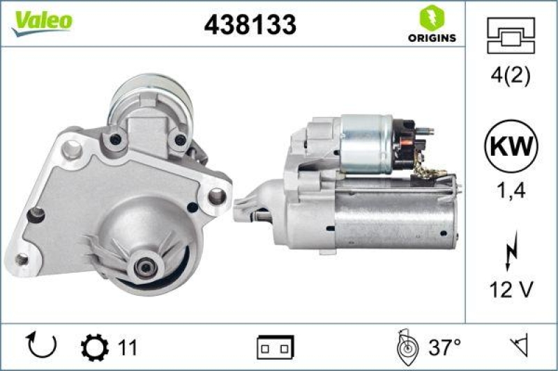 VALEO 438133 Starter Neu - ORIGINS