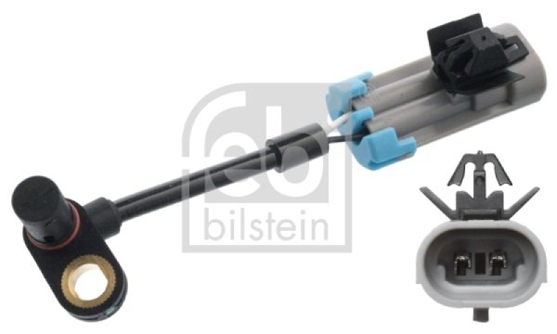 FEBI BILSTEIN 106652 ABS-Sensor mit Befestigungsschraube für CHEVROLET/DAEWOO