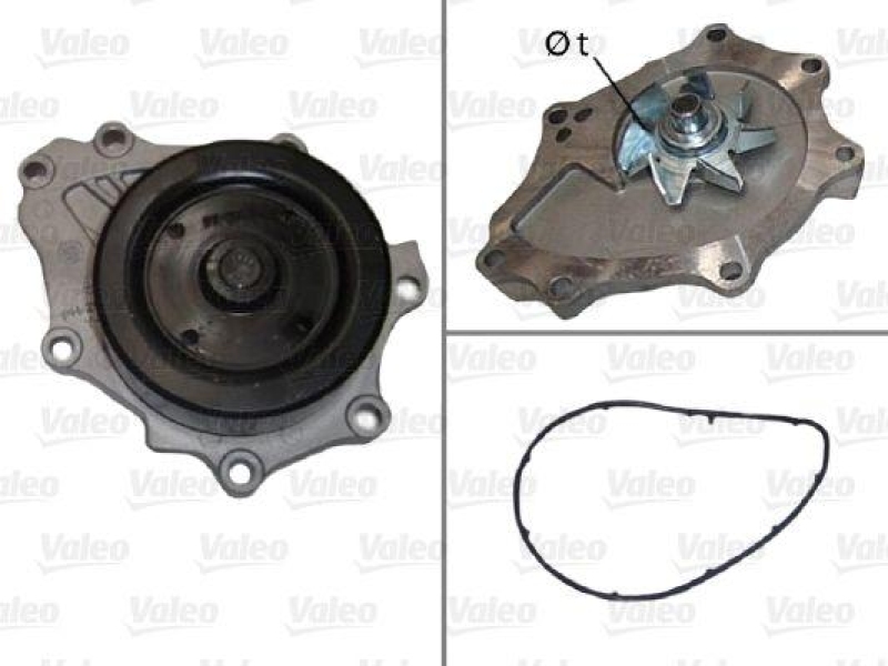 VALEO 506905 Wasserpumpe TOYOTA RAV4 III 2.2 D-4D