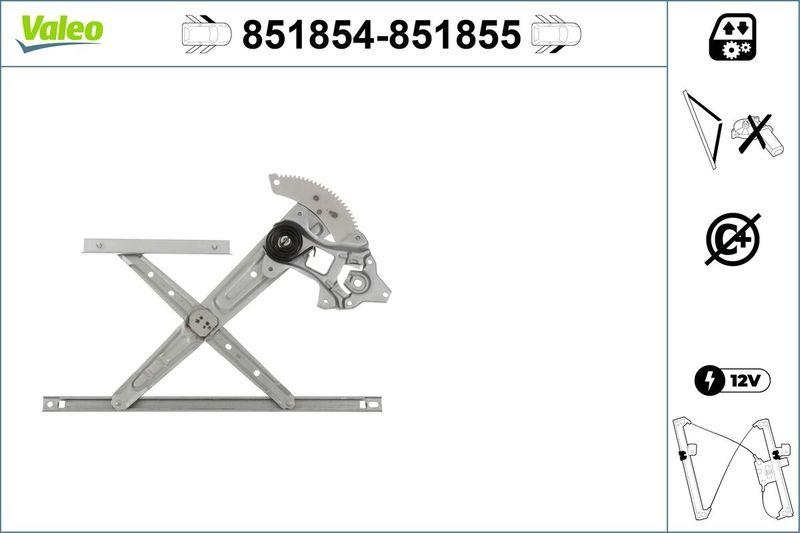 VALEO 851854 Fensterheber Mecha VL-Honda CR-V (12>16)