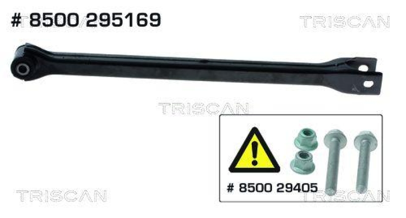 TRISCAN 8500 295169 Querlenker Hinterachse für Audi, Seat, Skoda, Vw