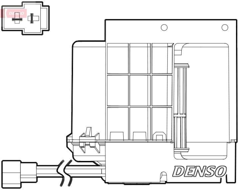 DENSO DEA17033 Innenraumgebläse MERCEDES-BENZ SPRINTER 3,5-t Van (B906) 2.1 316 CDI (09-18)