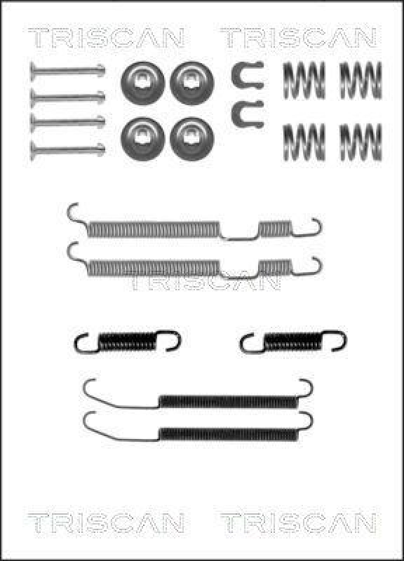 TRISCAN 8105 422579 Montagesatz F. Bremsbacken für Mitsubishi