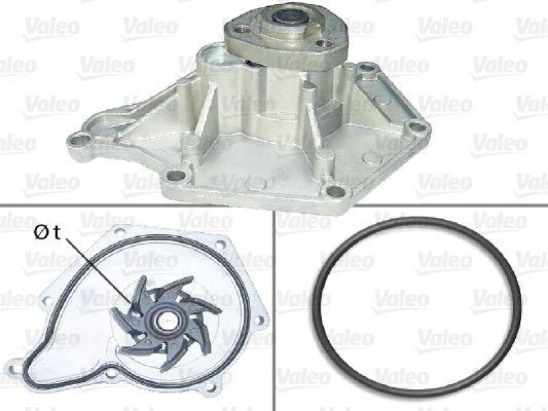 VALEO 506911 Wasserpumpe AUDI A6 3-SERIES 2.7 TDI