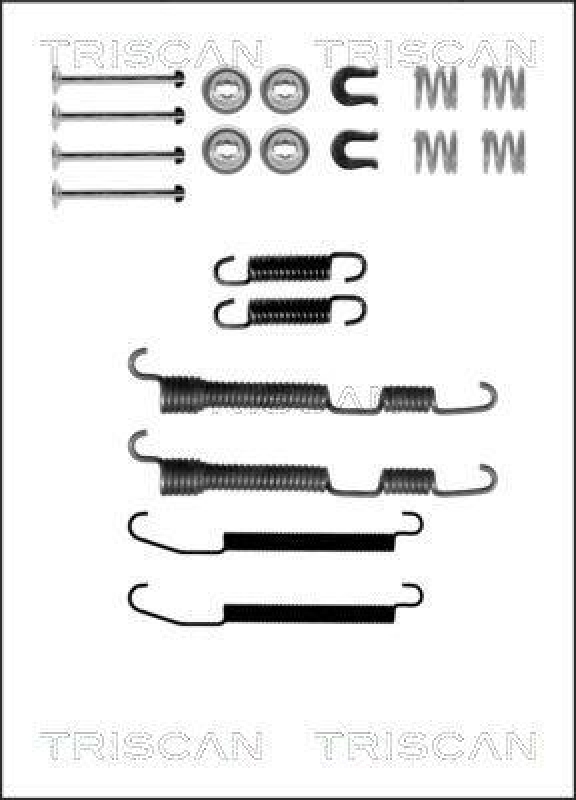 TRISCAN 8105 422580 Montagesatz F. Bremsbacken für Mitsubishi