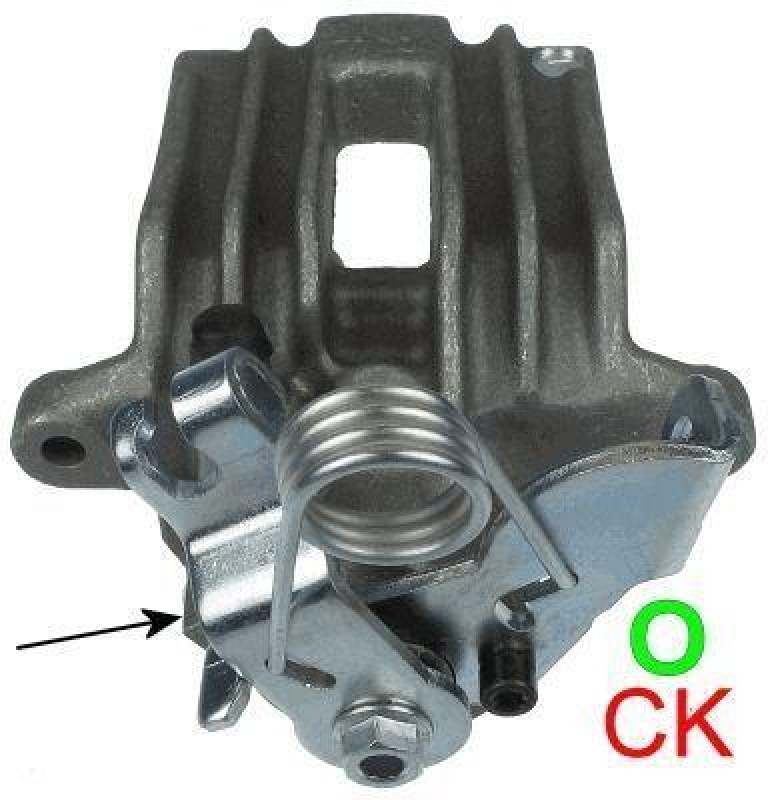 HELLA 8AC 355 383-681 Bremssattel für AUDI/SEAT