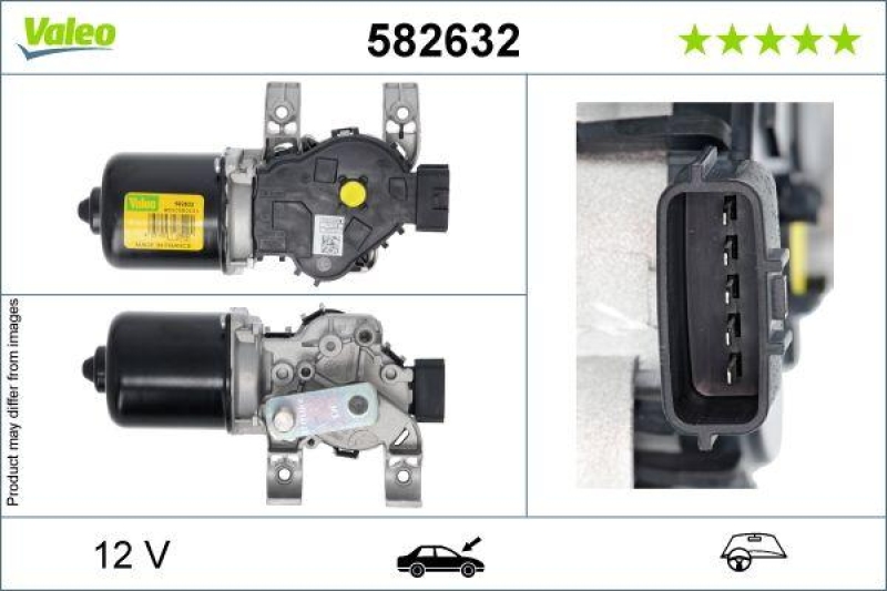 VALEO 582632 Wischermotor Front