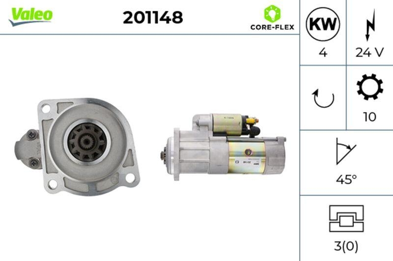 VALEO 201148 Starter - CORE-FLEX - RENAULT TRUCKS