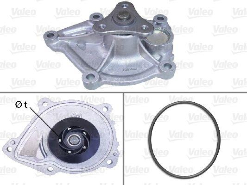 VALEO 506914 Wasserpumpe PEUGEOT 207 1.4 VTI