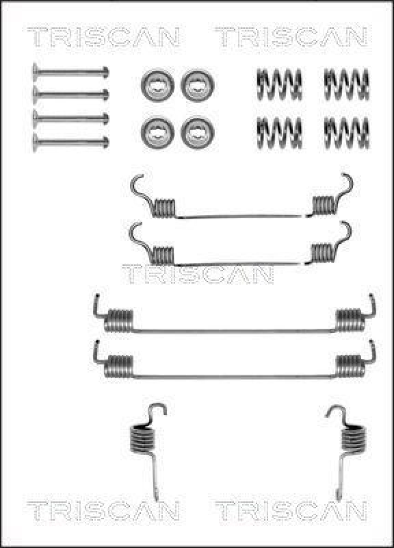 TRISCAN 8105 422582 Montagesatz F. Bremsbacken für Mitsubishi