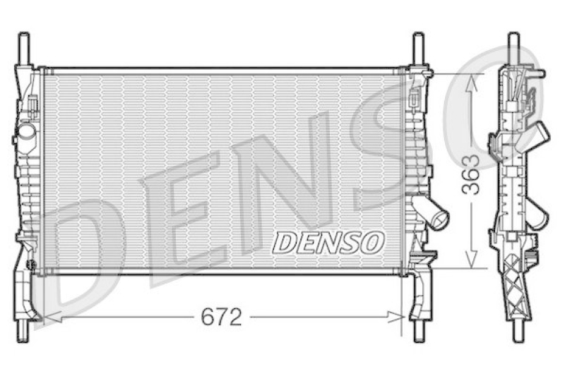 DENSO DRM10105 Kühler FORD TRANSIT Box 2.2 TDCi (2006 - )