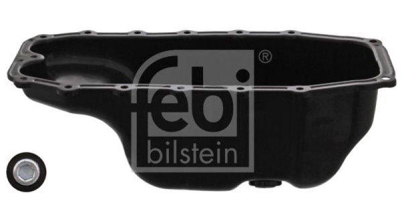 FEBI BILSTEIN 44880 Ölwanne mit Ölablassschraube und Dichtring für Fiat