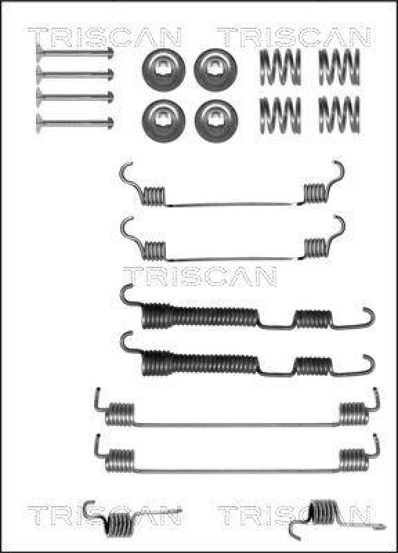 TRISCAN 8105 422584 Montagesatz F. Bremsbacken für Mitsubishi