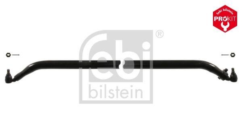 FEBI BILSTEIN 44867 Spurstange mit Kronenmuttern und Splinten für EVOBUS