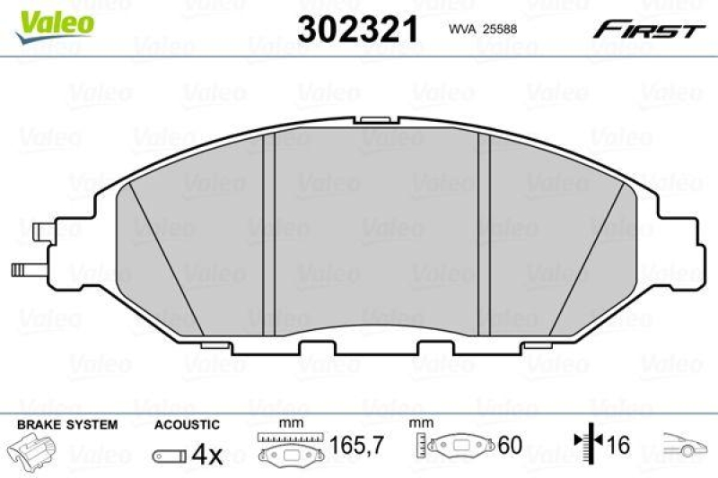 VALEO 302321 SBB-Satz FIRST