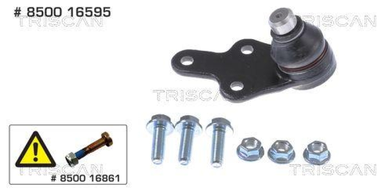 TRISCAN 8500 16595 Traggelenk für Ford Focus