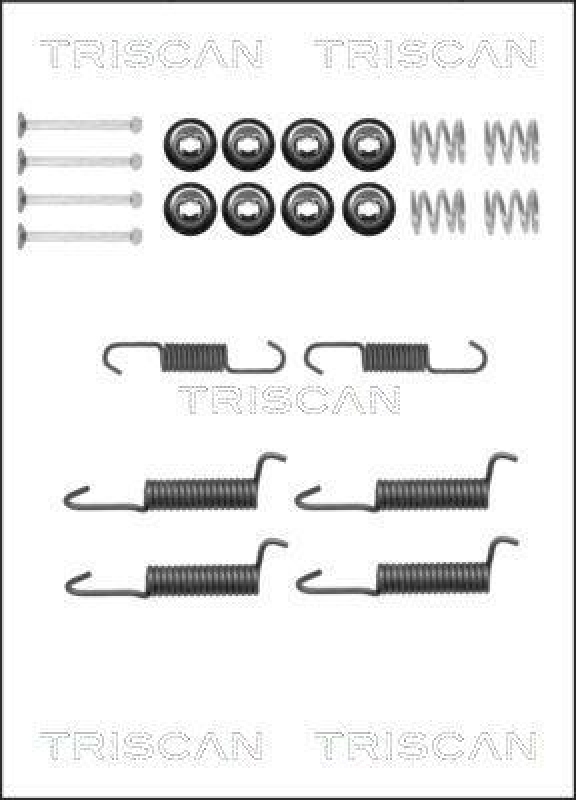 TRISCAN 8105 422587 Montagesatz F. Bremsbacken, Handbremse für Mitsubishi