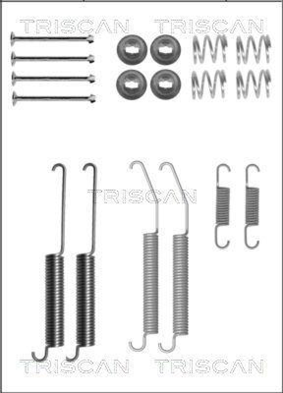 TRISCAN 8105 422588 Montagesatz F. Bremsbacken für Mitsubishi