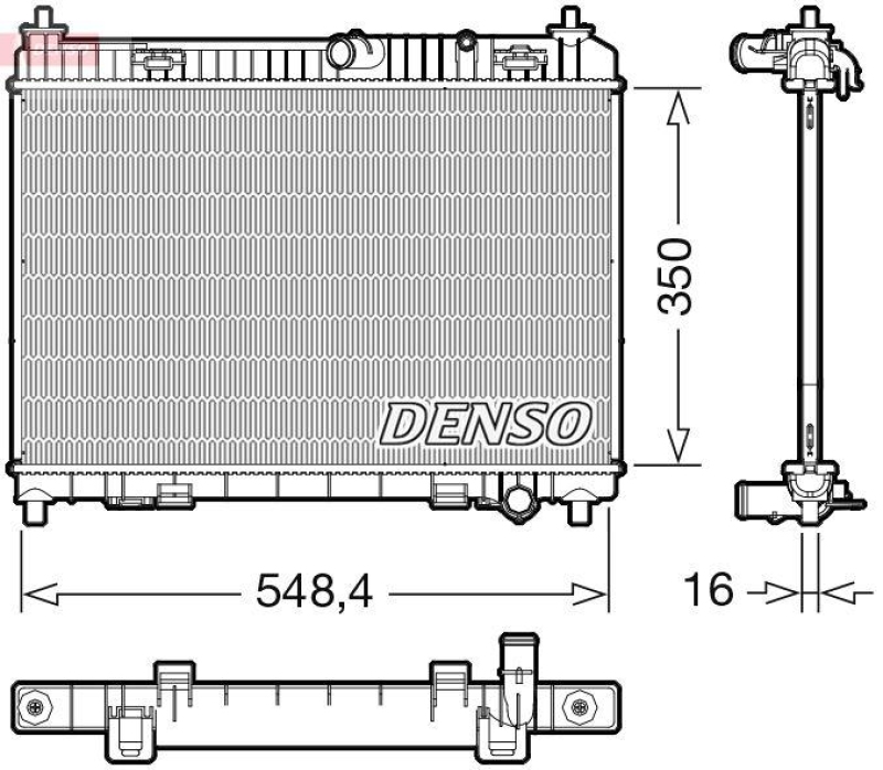 DENSO DRM10113 Kühler FORD B-MAX (JK) (12-)