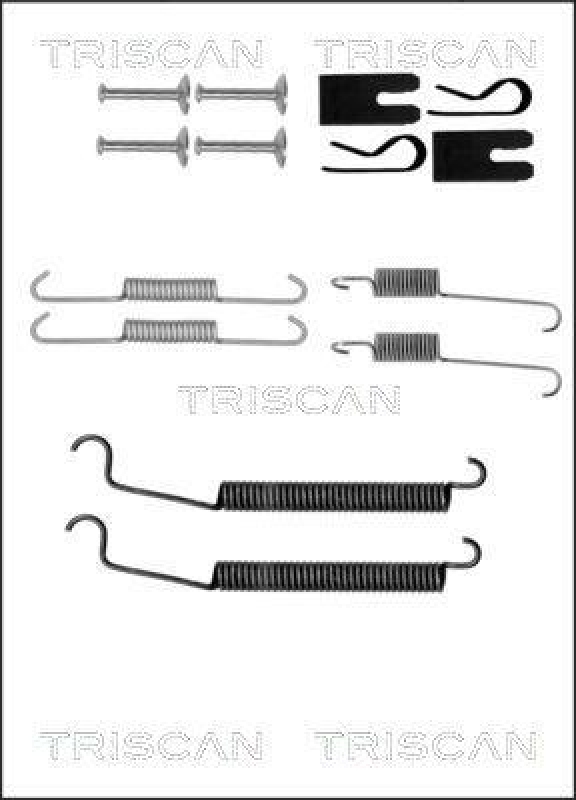 TRISCAN 8105 422590 Montagesatz F. Bremsbacken für Mitsubishi