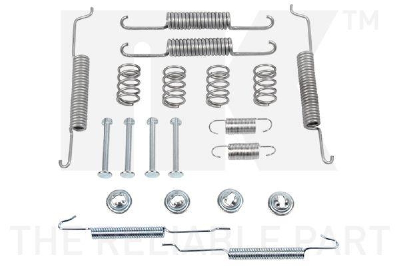 NK 7947680 Zubehörsatz, Bremsbacken für AUDI, SEAT, SKODA, VW