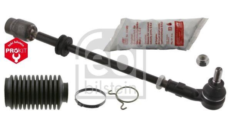 FEBI BILSTEIN 49077 Spurstange mit Lenkmanschettensatz f&uuml;r VW-Audi