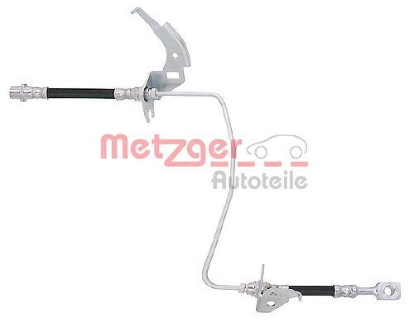 METZGER 4119358 Bremsschlauch M. Leitung U. Hohlschraube für OPEL HA links