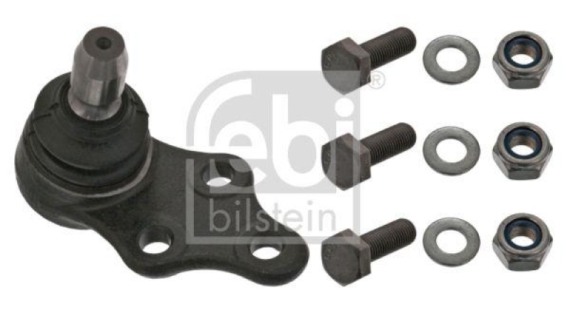 FEBI BILSTEIN 41823 Traggelenk mit Schrauben, Unterlegscheiben und Sicherungsmuttern für CHEVROLET/DAEWOO